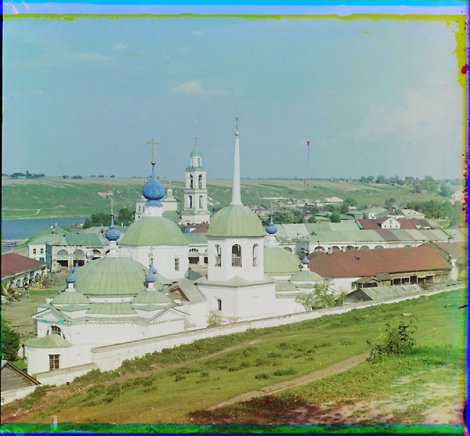 Пятницкая церковь в Старице фотография Прокудина — Горского 1910-е гг