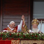 Бенедикт XVI на Божественной Литургии в православном храме св. Георгия. 30 ноября 2006 г.