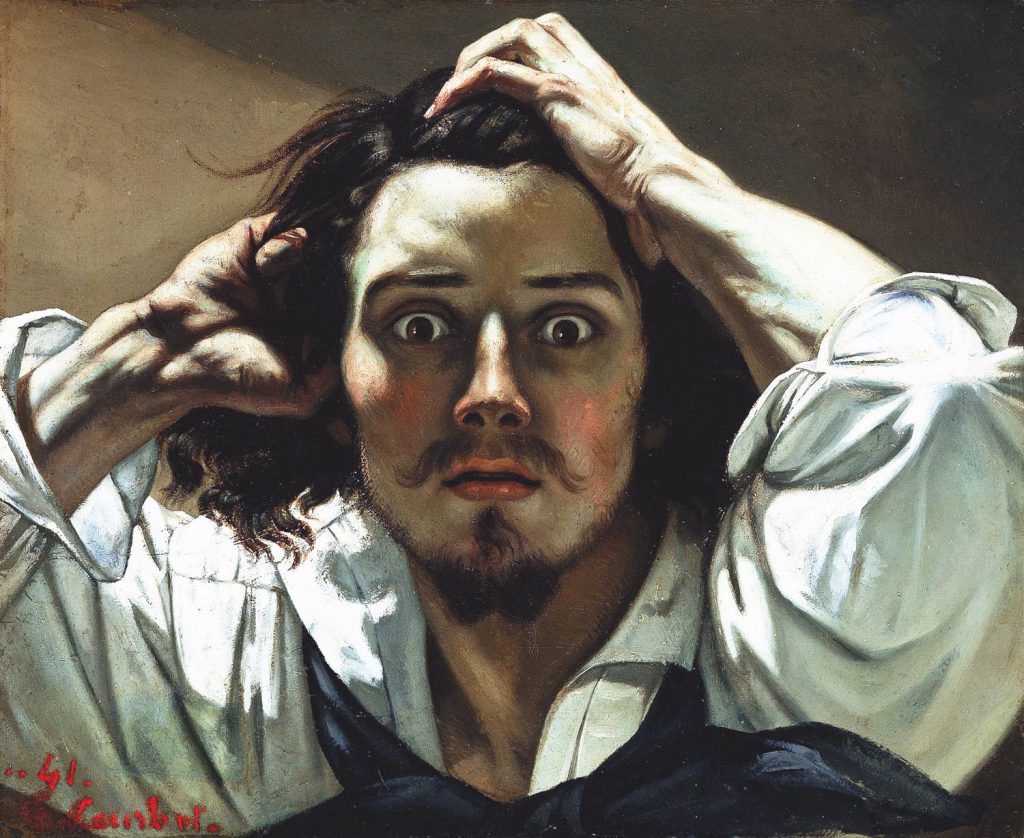 «Отчаянный». Картина Гюстава Курбе (Le Désespéré), ок. 1843–45.