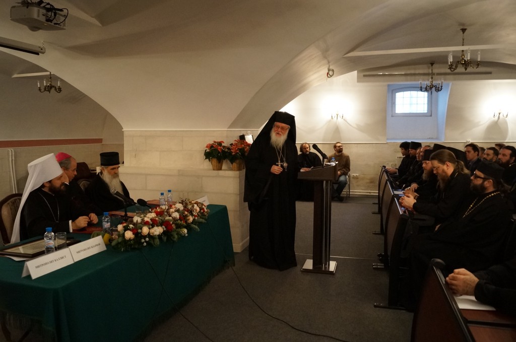 Митр. Каллист в Общецерковной аспирантуре