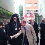 Открытый извращенец мэр Парижа Бертран Деланоэ посетил в пятницу, 18 октября, Парижский богословский институт