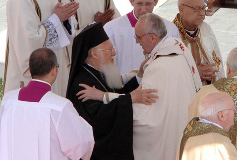 Православные гости на интронизации папы