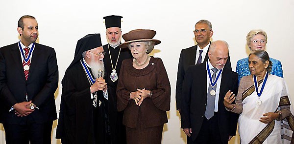 Патриарх Варфоломей награжден медалью «За свободу вероисповедания»