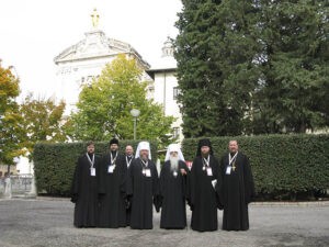 Делегация Русской Церкви на молении в Ассизи