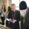 Православный священник на презентации иезуитской библиотеки