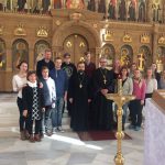 Jooa и другие толерантные члены ФПЦ с настоятелем Феодоровского собора о. Александром Сорокиным.