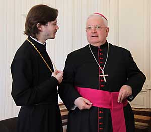 Католическая делегация в Русской семинарии