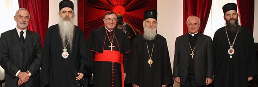 Католические гости в Сербской Патриархии