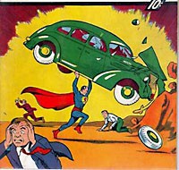 массовая культура: первый выпуск комикса про Супермена.