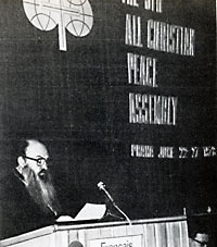 мирология. Митр. Никодим (Ротов) выступает на 5-м "Всехристианском мирном конгрессе" в Праге. Июнь 1978 г.