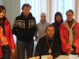 "Православные" сектанты встретились с еп. Лазарем Нарвским и Причудским