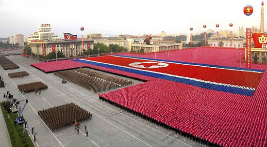 Празднование 60-летия Северной Кореи 9 сентября 2008 г. в Пхеньяне.