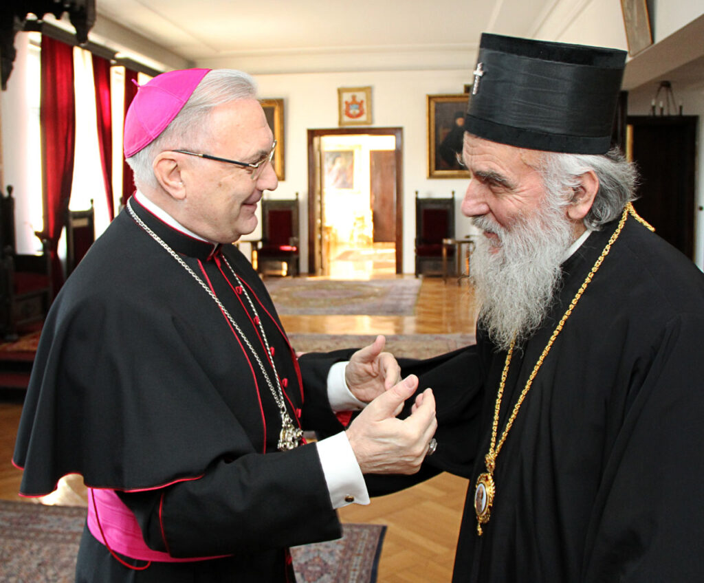 Патриарх Ириней принял папского нунция