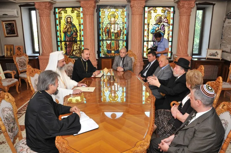 Встреча Патриарха Даниила с главным раввином Румынии