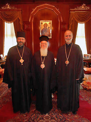 Патриарх Варфоломей с главным униатом