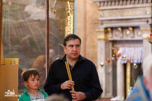 Митр. Агафангел благословил Саакашвили на власть