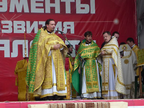 "Миссионерская литургия". Селигер-2009. о. Карпенко, Димитрий Владимирович