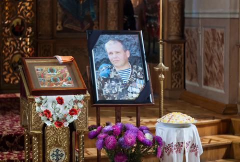 Митр. Онуфрий отпел сотника Майдана